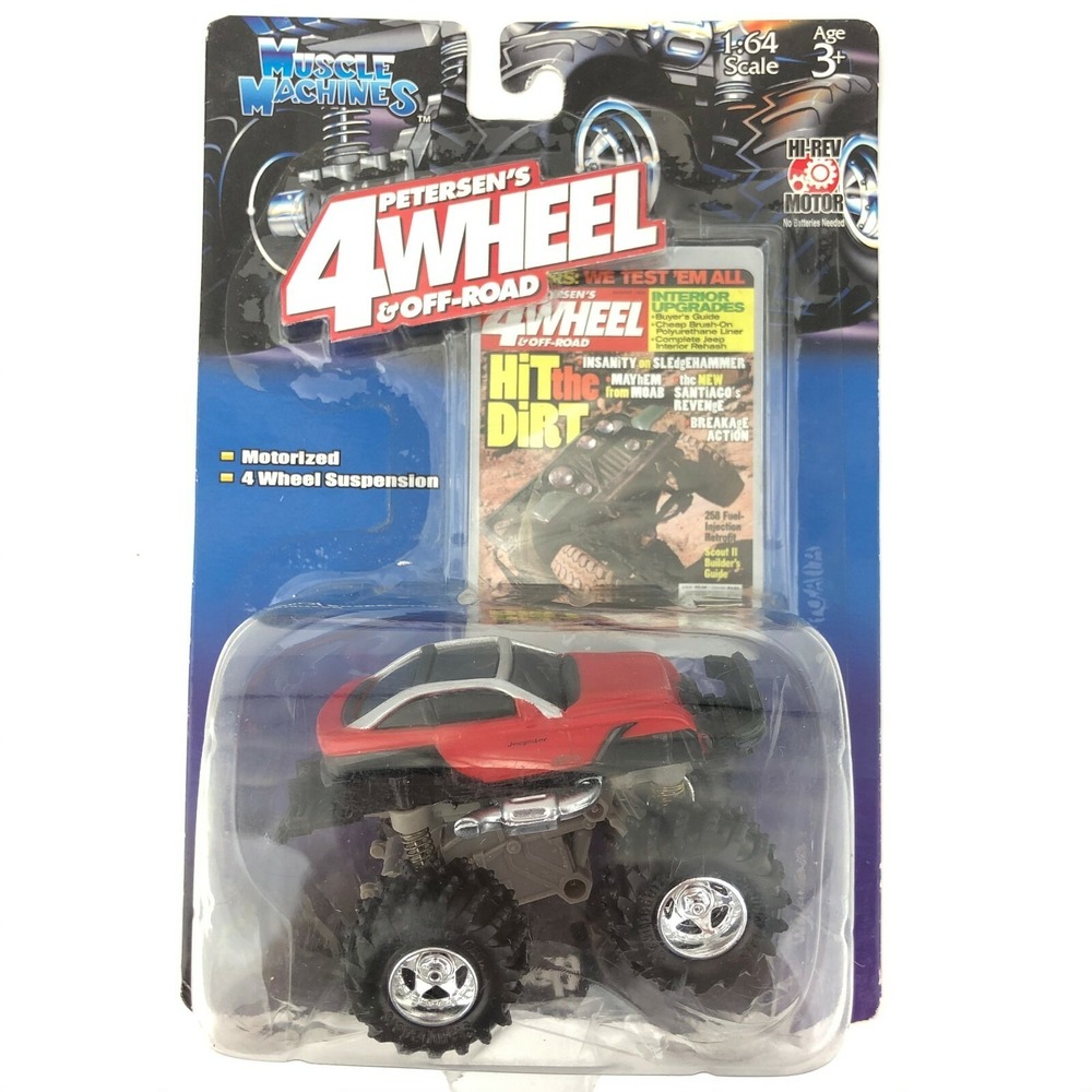 Muscle‎ Machines Hi-Rev Motorized Jeepster Jeep 4x4 Petersens Off-Road 1/64